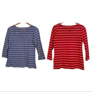 2 SHIRTS - SIZE SMALL TALBOTS